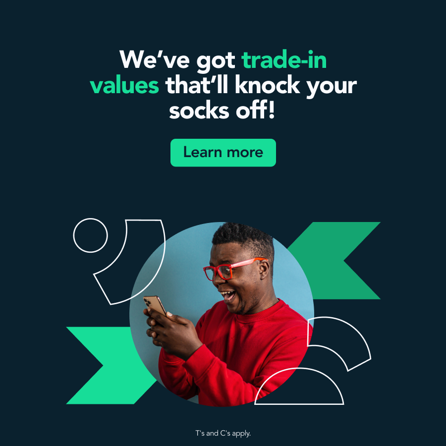 we have trade in values that will knock your socks off