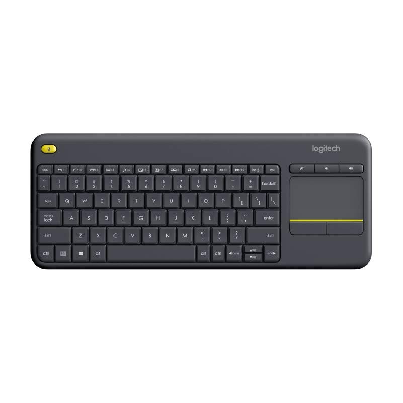Logitech K400 Wireless Keyboard with Touchpad Black - Techmarkit