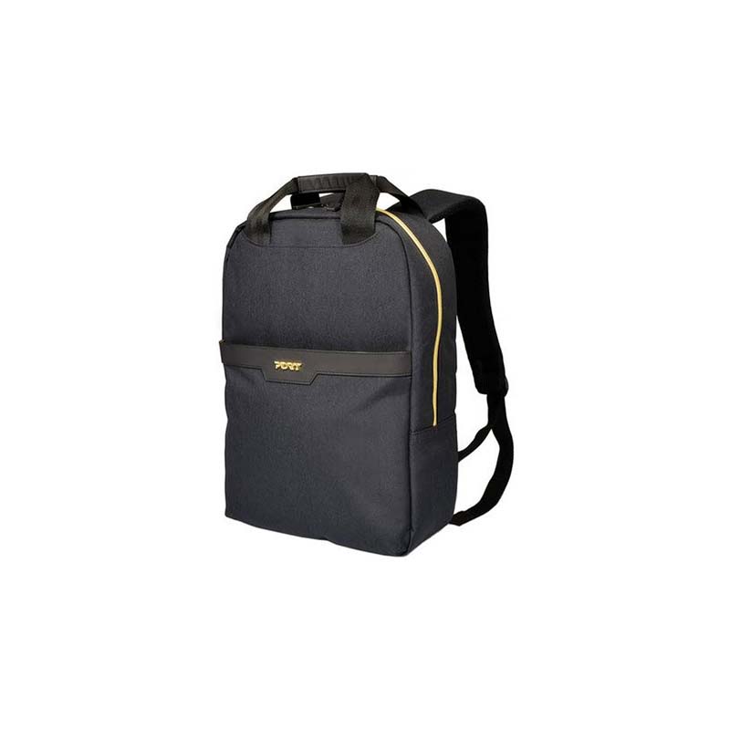 Port Designs Canberra 14.0&quot; Black Laptop Backpack New