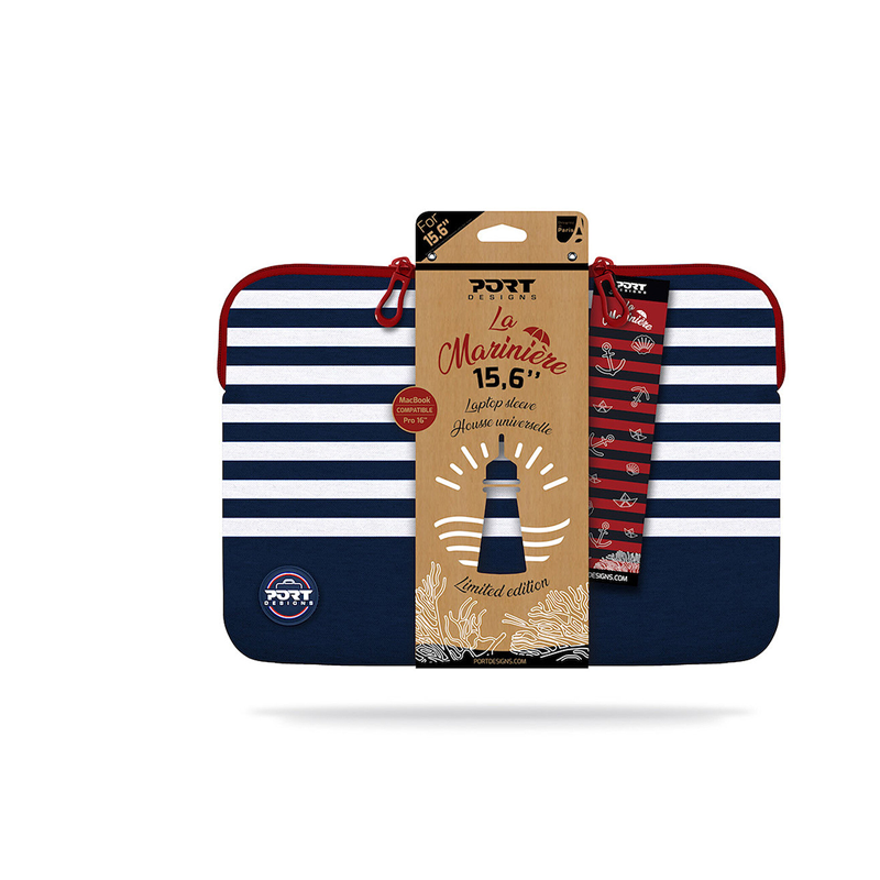 Sleeve-Port La Mariniere Blue and White 15" New