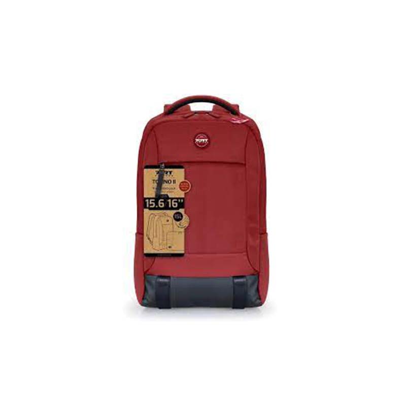 Port Designs Torino II 15&quot; Red Laptop  Backpack New