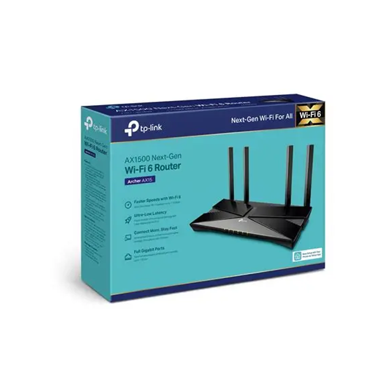TPLink AX1500 Dual-Band Wi-Fi 6 Router New