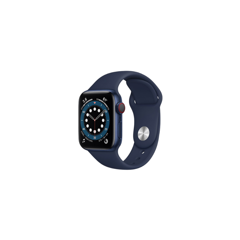 Apple Watch Series 6 44mm GPS Aluminium Blue + Cellular - Strap Sold Separately