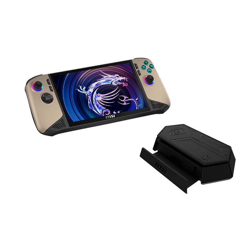 MSI Claw A2VM Core Ultra 7-258V 32GB RAM 1TB SSD 8" Gaming console + Free Docking station valued at R1500