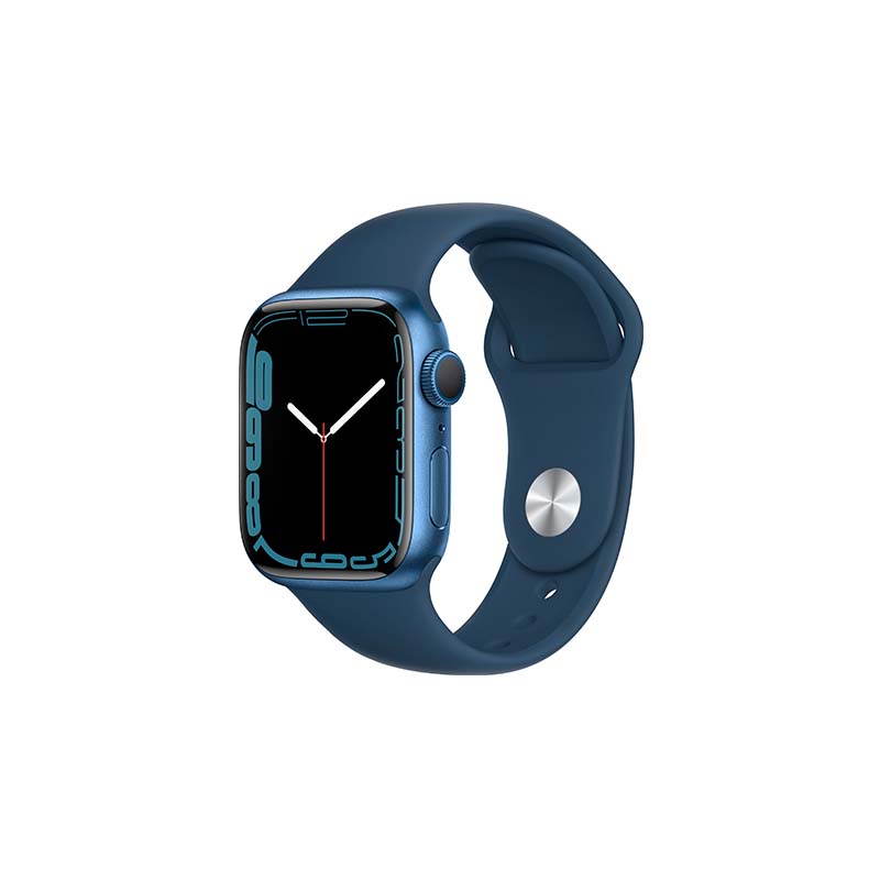 Apple Watch Series 7 45mm GPS Aluminium Abys Blue-Strap Sold Separately