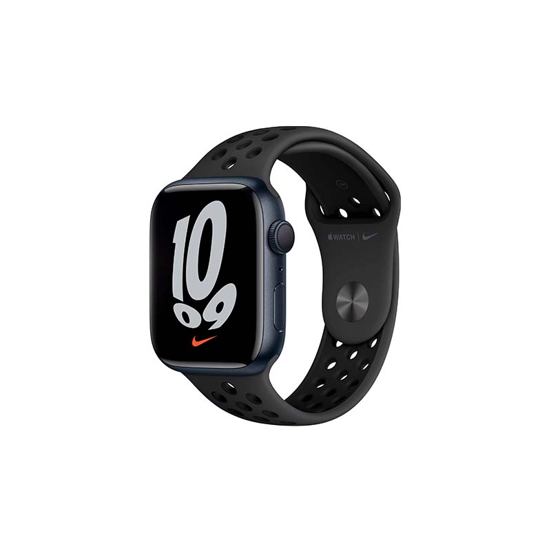 Apple Watch Series 7 45mm Nike Black Aluminium GPS -Strap Sold Separately