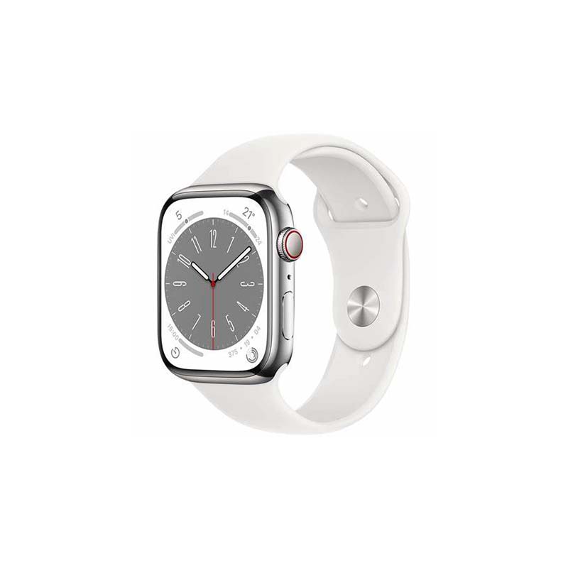 Apple Watch Series 8 41mm Silver Aluminium GPS-Strap Sold Separately