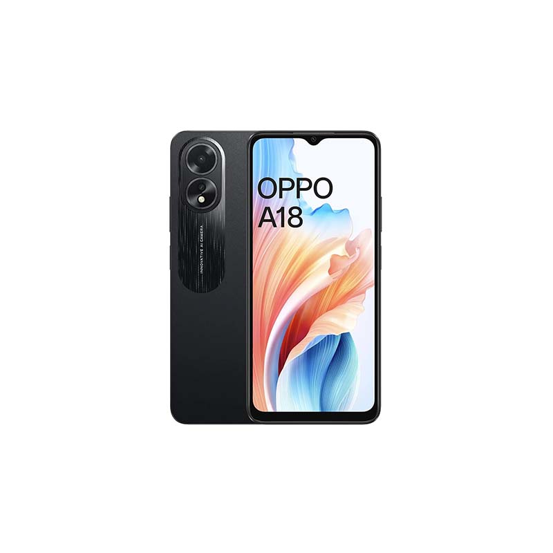 Oppo A18 128GB Dual Sim Glowing Black