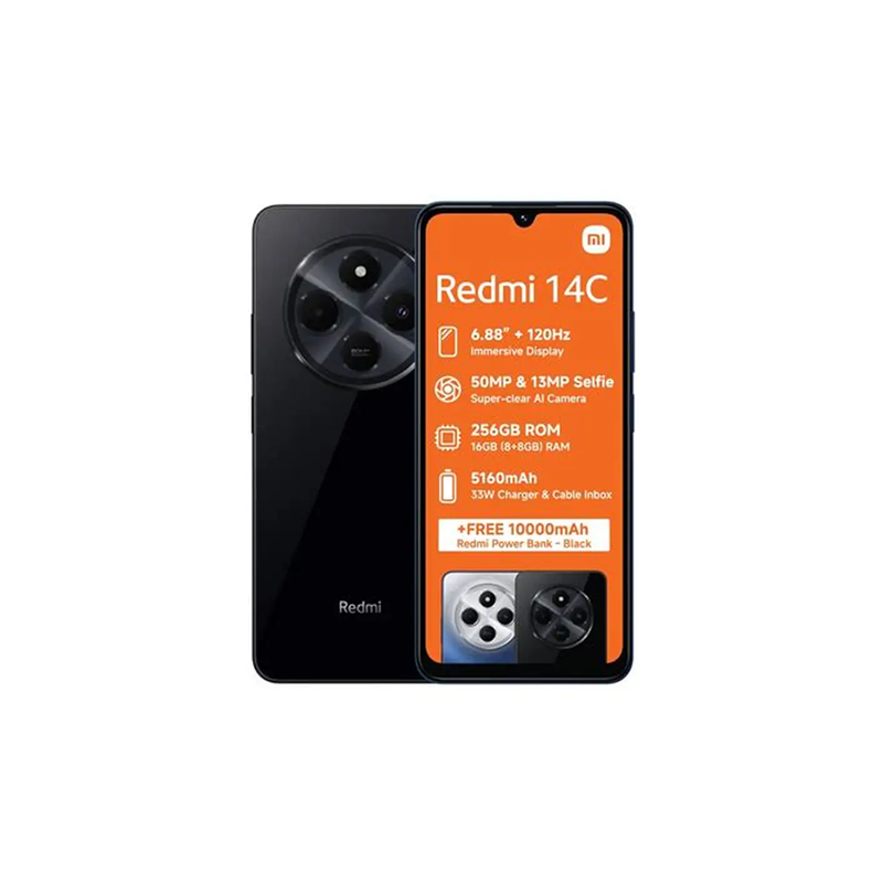 Xiaomi Redmi Note 14C 128GB Midnight Black