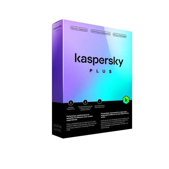 Kaspersky Plus Internt Sec 3 Devices 1yr PAP DV