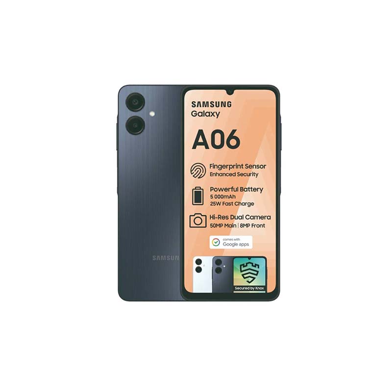 Samsung Galaxy A06 64GB Dual Sim Black