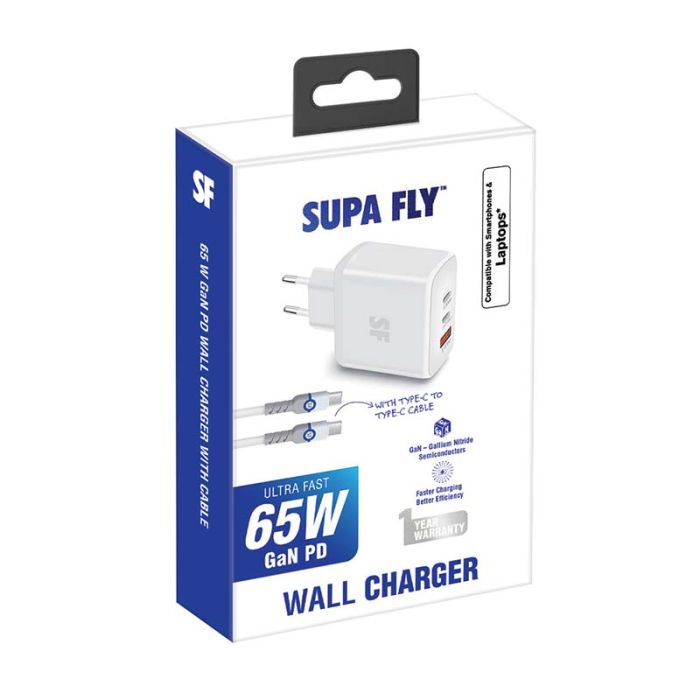 SupaFly 65w Wall Charger and Cable
