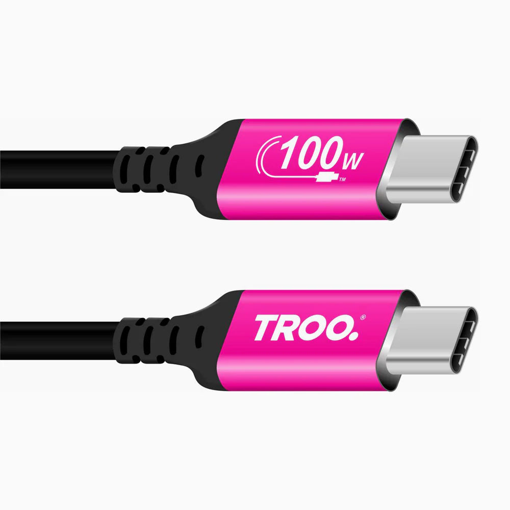 TROO UltraFast USB C 100W Cable