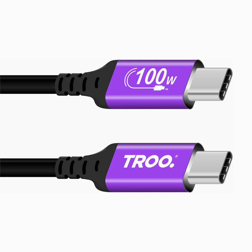 TROO UltraFast USB C 100W Cable