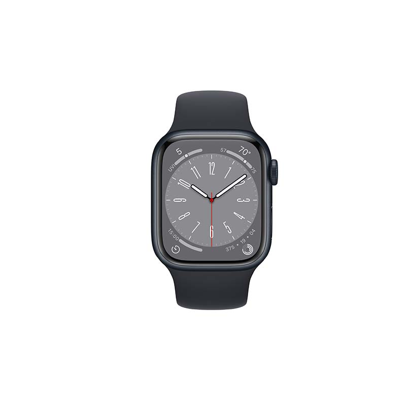 Apple Watch Series 8 41mm Midnight Aluminium GPS-Strap Sold Separately