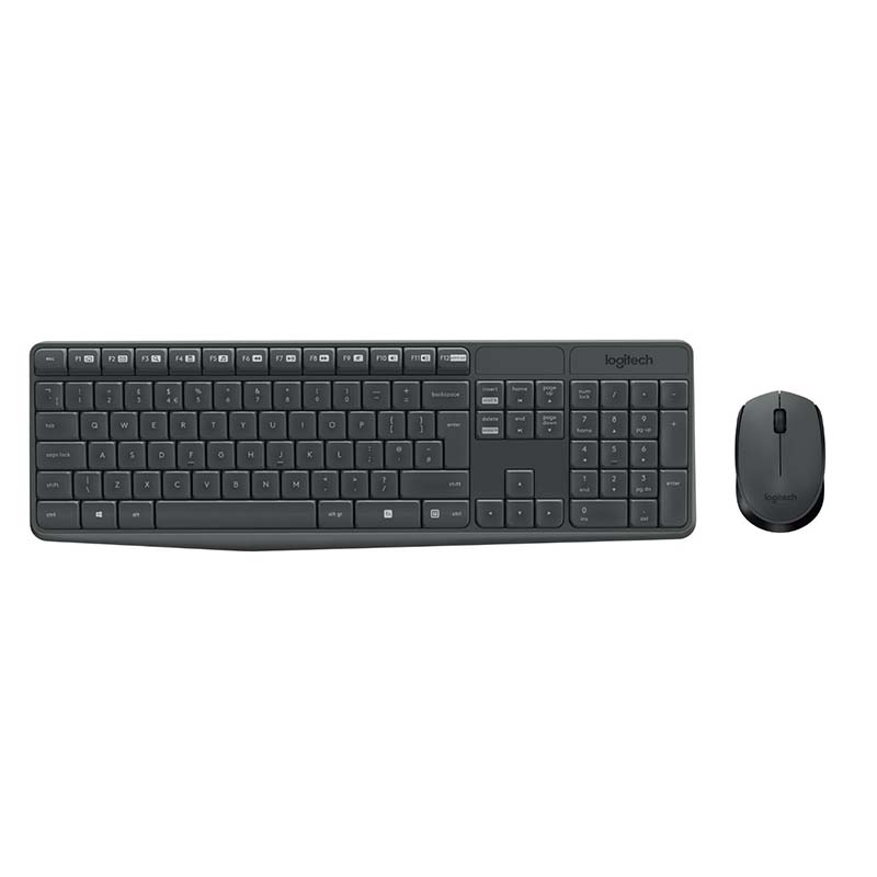Logitech MK235 Black Wireless Keyboard and Mouse Combo