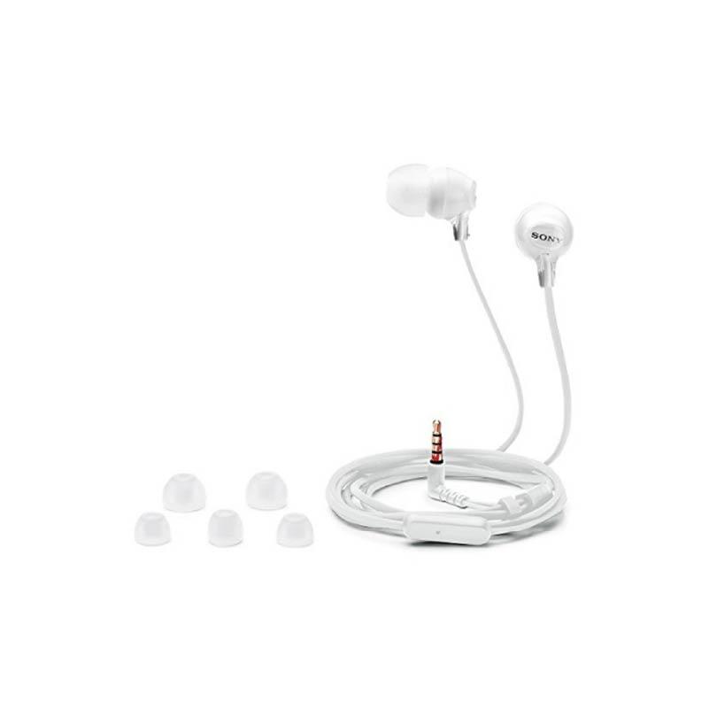 Sony MDR-EX15AP In-ear Headphones White - Techmarkit