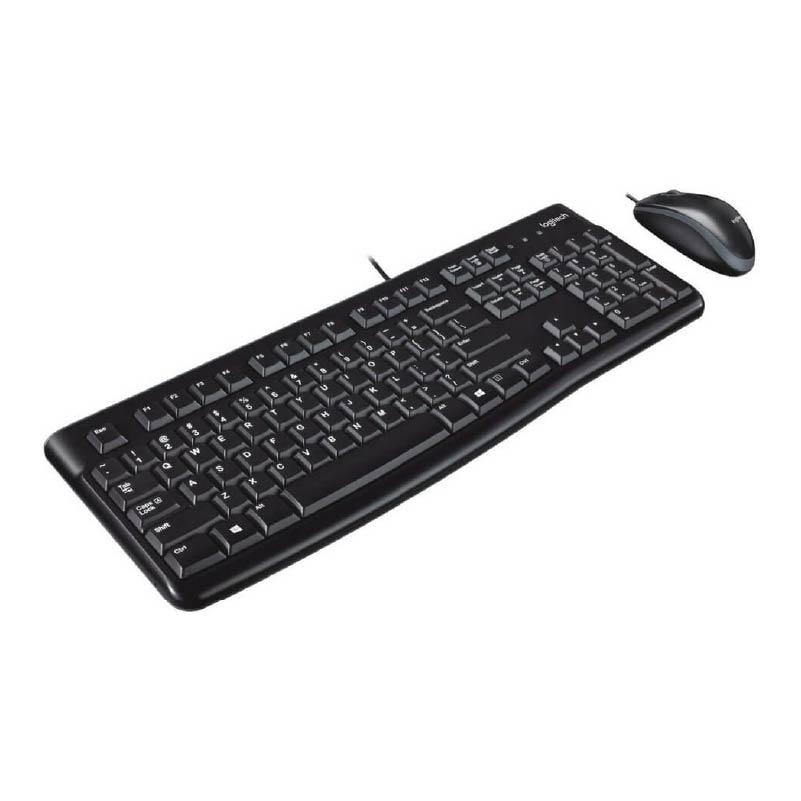 Logitech MK120 Black Wired Keyboard and Mouse Combo - Techmarkit