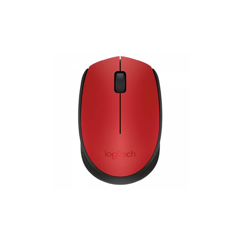 Logitech M171 Red Wireless Mouse - Techmarkit