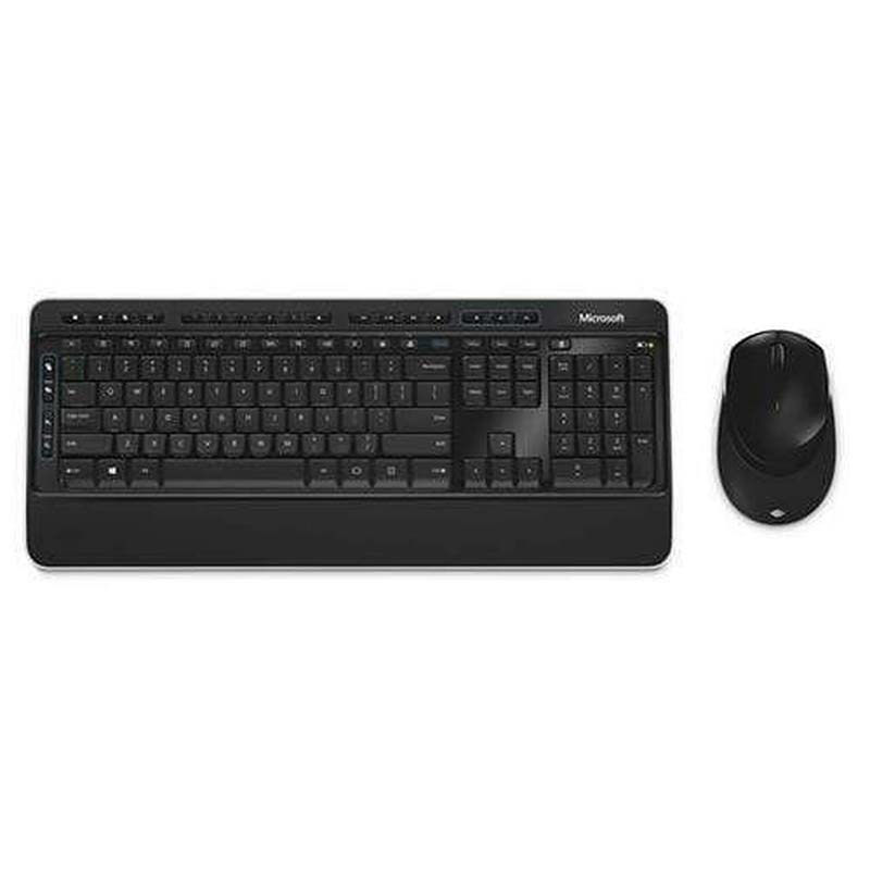 Microsoft 3050 Wireless Desktop Keyboard And Mouse Combo Black