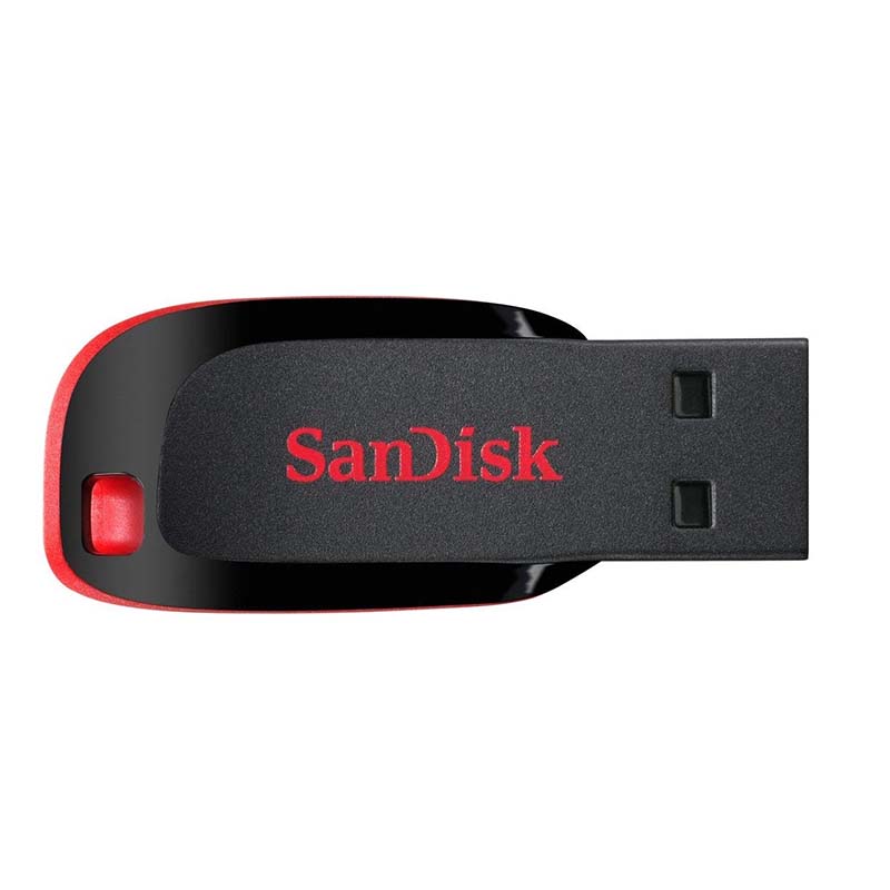 SanDisk Cruzer Blade USB 2.0 Flash Drive 128GB Black