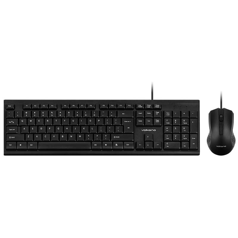 Volkano Mineral Series USB Wired Keyboard and Mouse